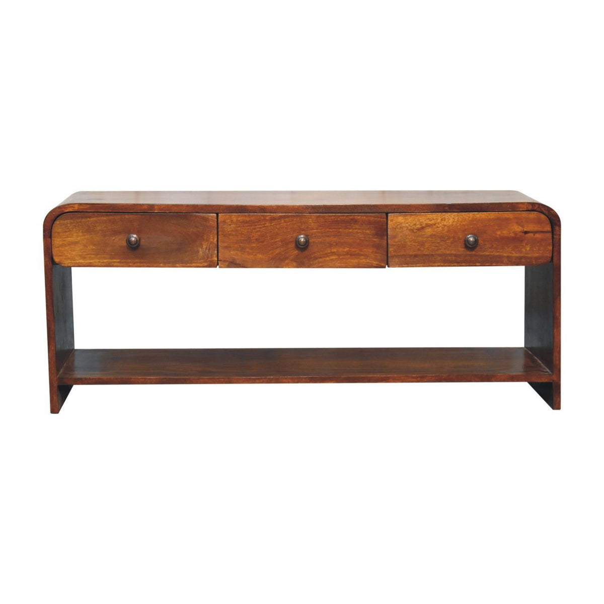 Arvessa - Slim Media Unit - Dark Brown