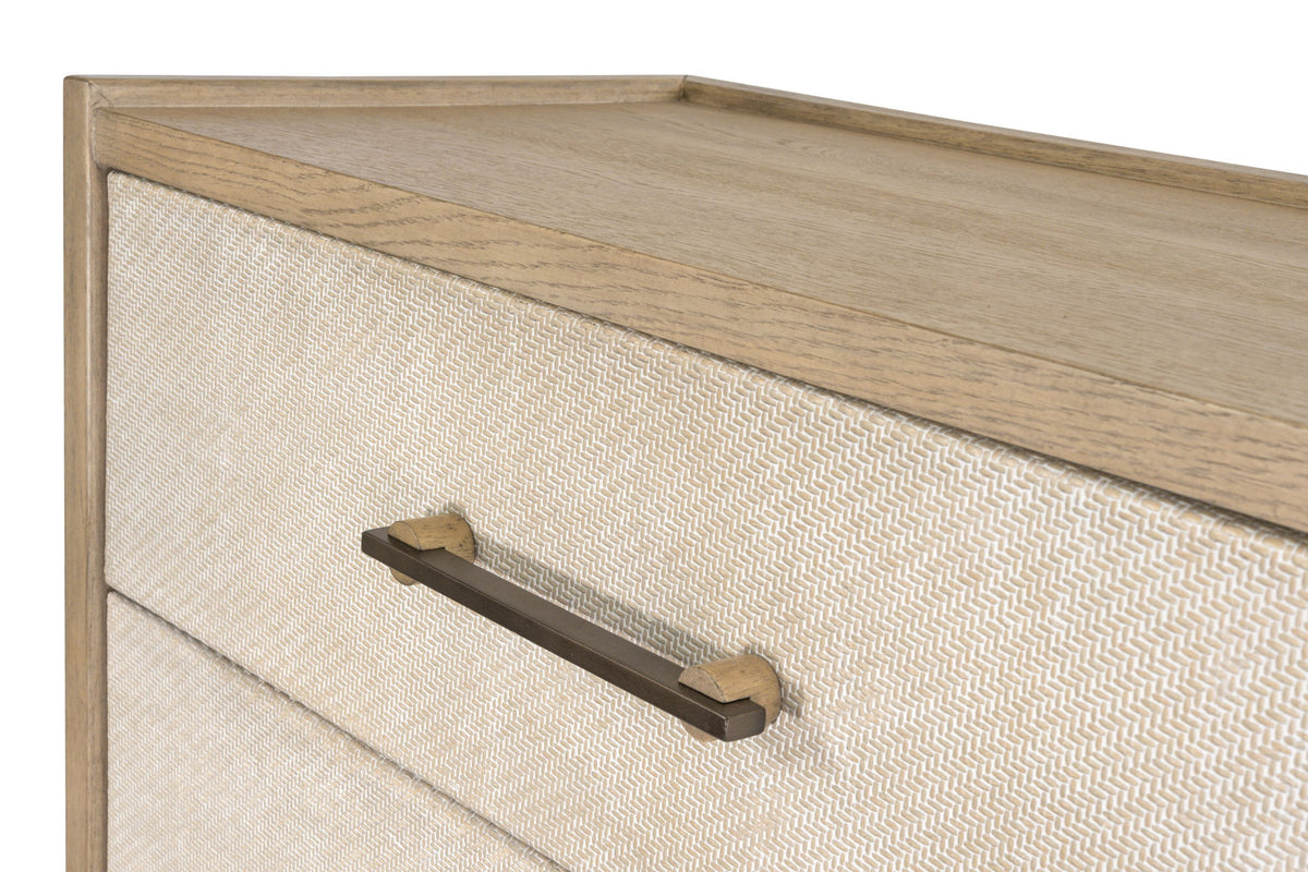 Rio Vista - Woven 5 Drawer Chest - Muted Earth Tones / Clay