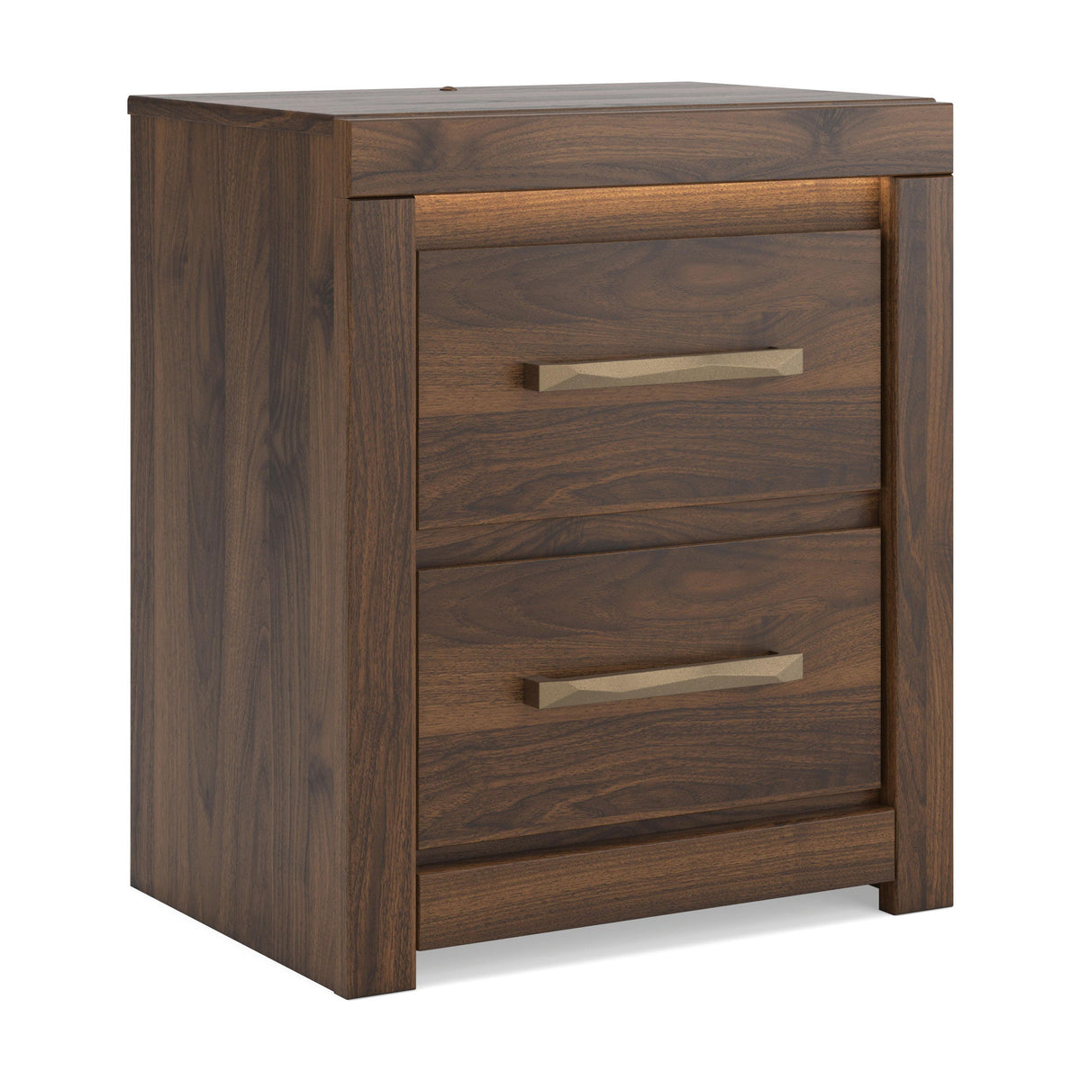 Janfyn - Two Drawer Night Stand - Brown