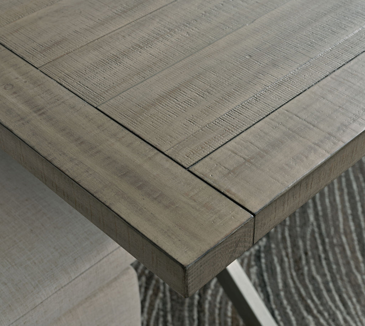 Krystanza - Rectangular Dining Room Table - Weathered Gray