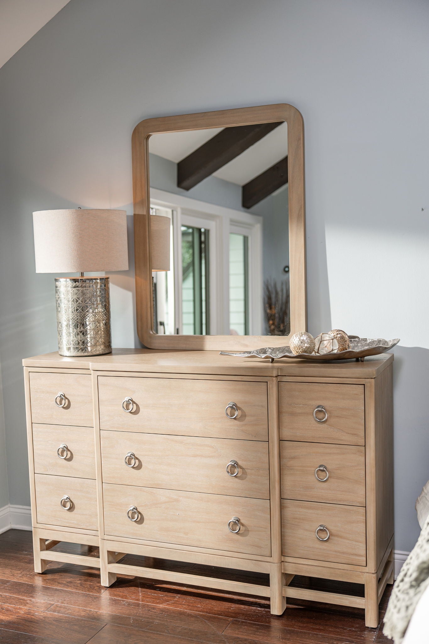 Monterey - Rectangular Wall Mirror - Sandstone