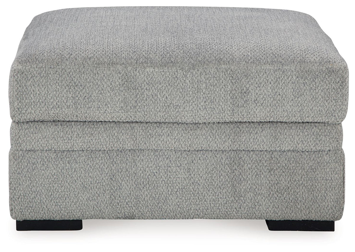 Casselbury - Ottoman With Storage - Cement