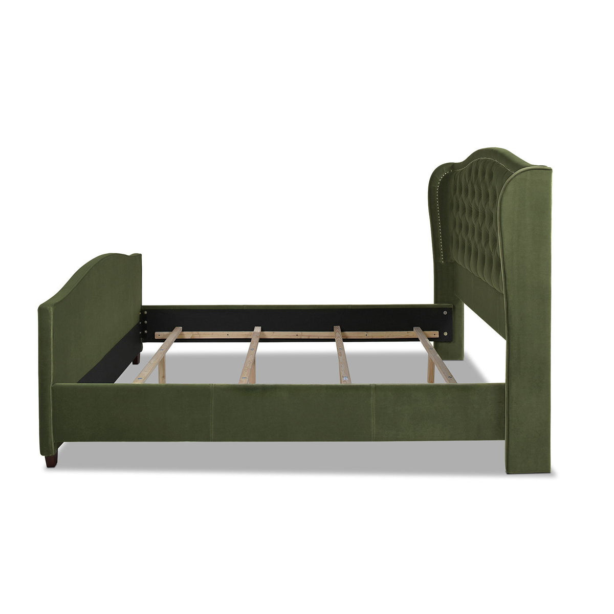 Marcella - Upholstered Shelter Headboard Bed