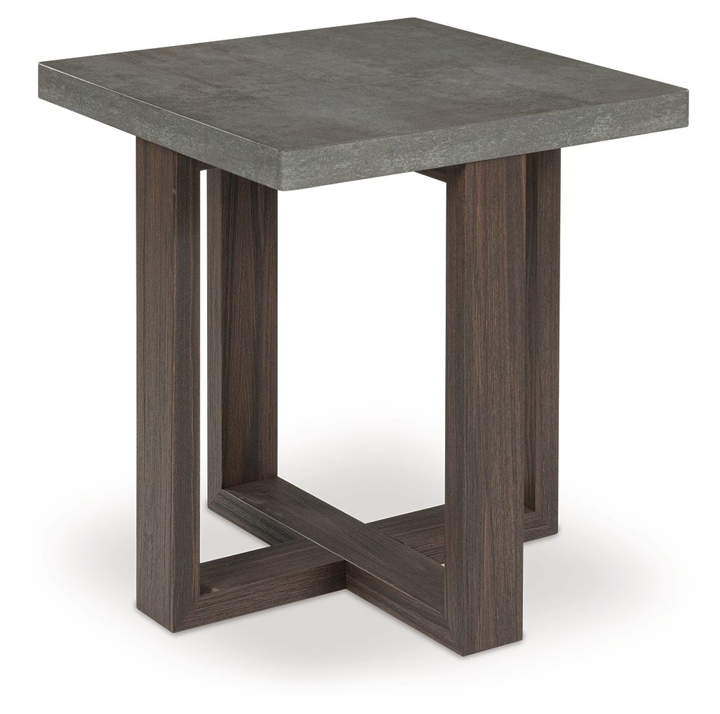 Dynnford - Occasional Table Set (Set of 3) - Gray / Brown