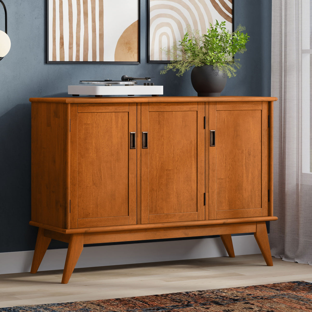 Draper - 3 Door Sideboard Buffet - Brown