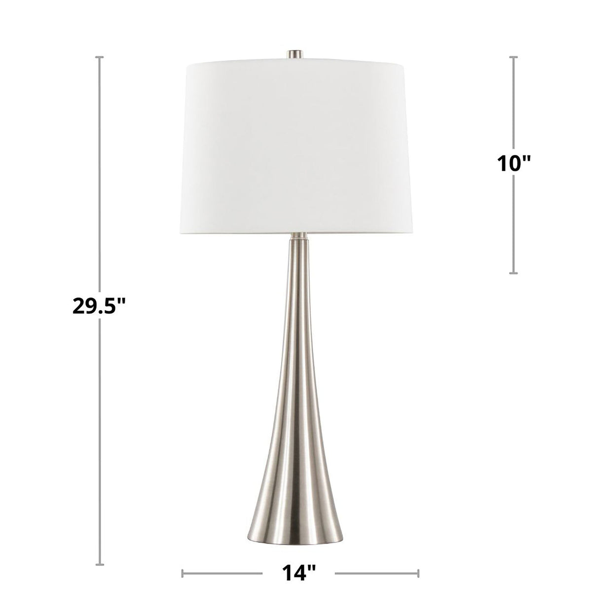 Diana - Contemporary Table Lamp (Set of 2)