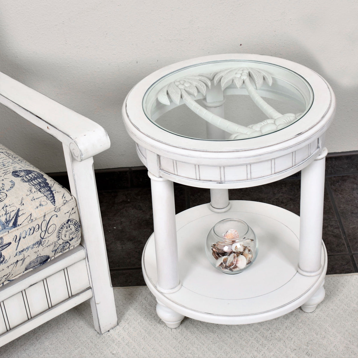 Monaco - Table With Palm Insert