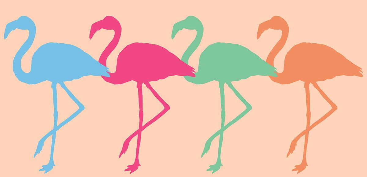 Flamingo Dance By Erica Christopher (Framed Small) - Pink