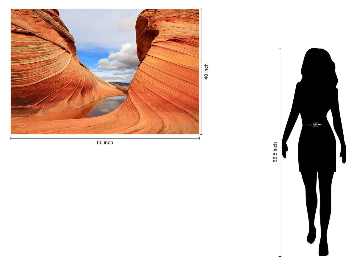 Tempered Glass With Foil - Parria Canyon - Orange