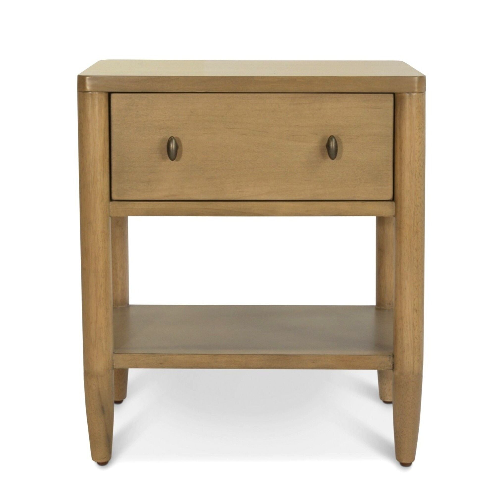 Chatham - 1 Drawer Nightstand With USB-A And USB-C Port - Warm Maple