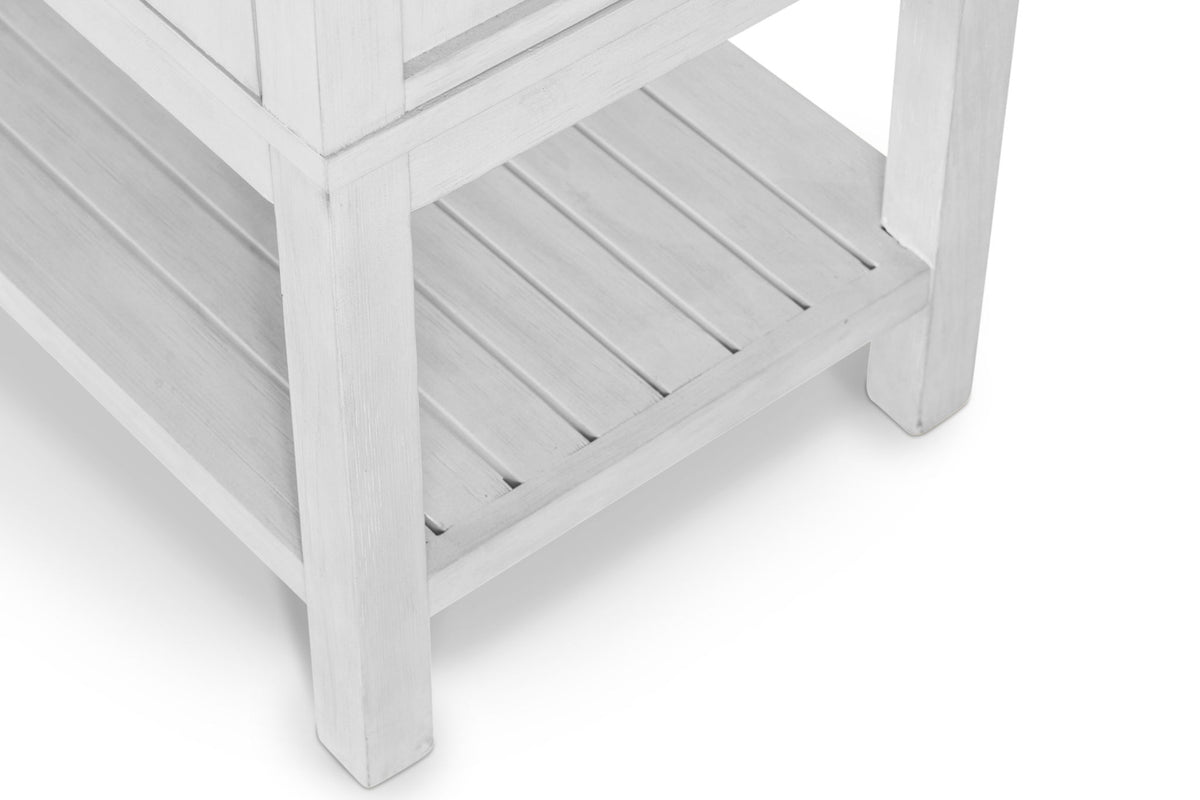 Geneva - 2-Door / 3-Drawer Credenza - Distressed White