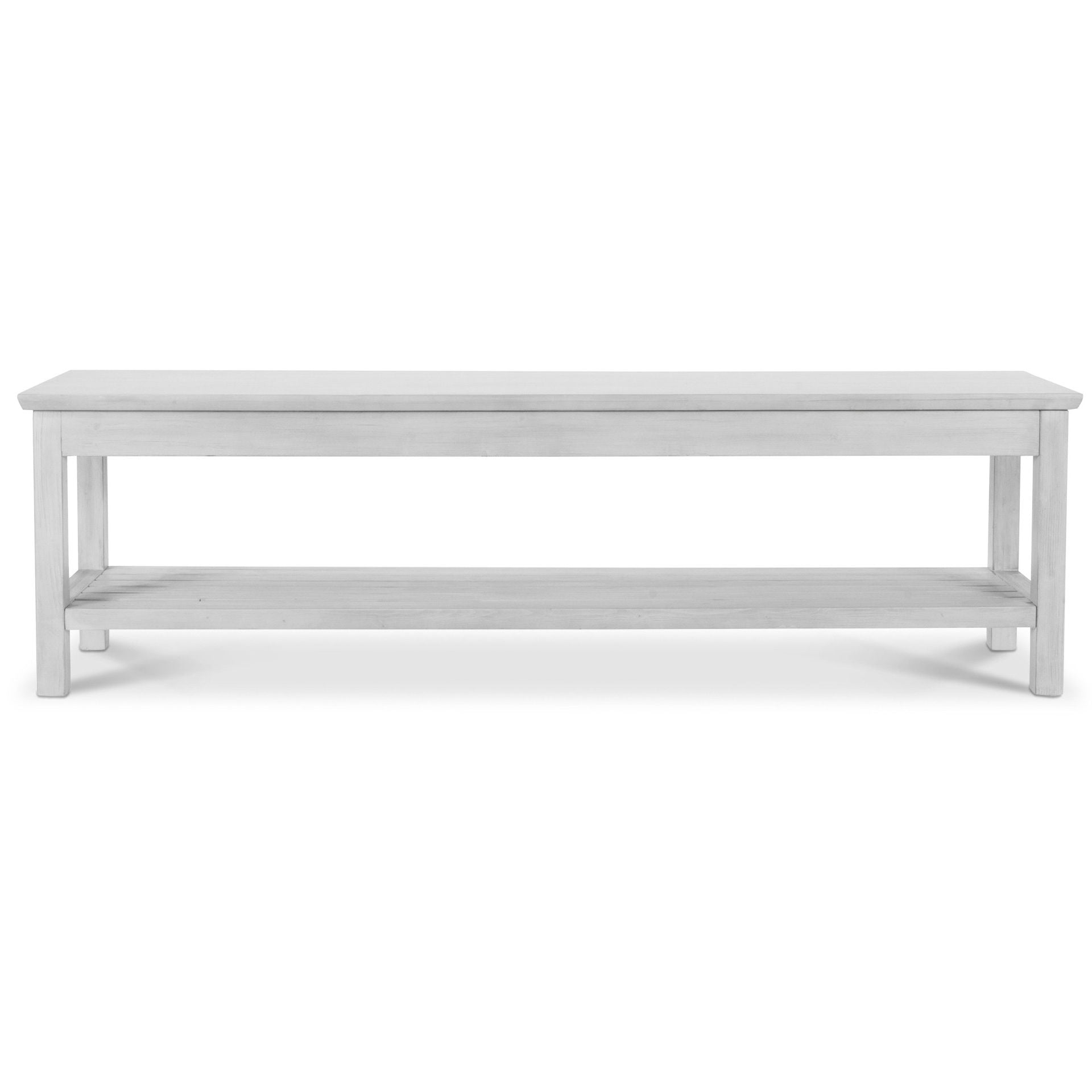 Geneva - Bench - Distressed White
