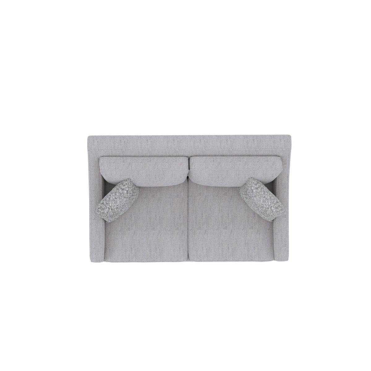 Loveseat With Casual Accent - Gray