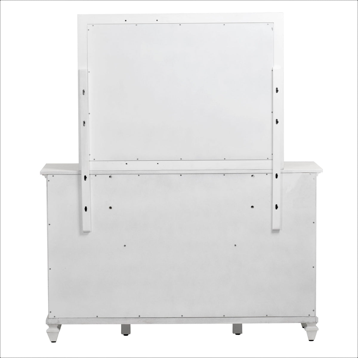 Surfside - Rectangular Dresser Mirror - Weathered White