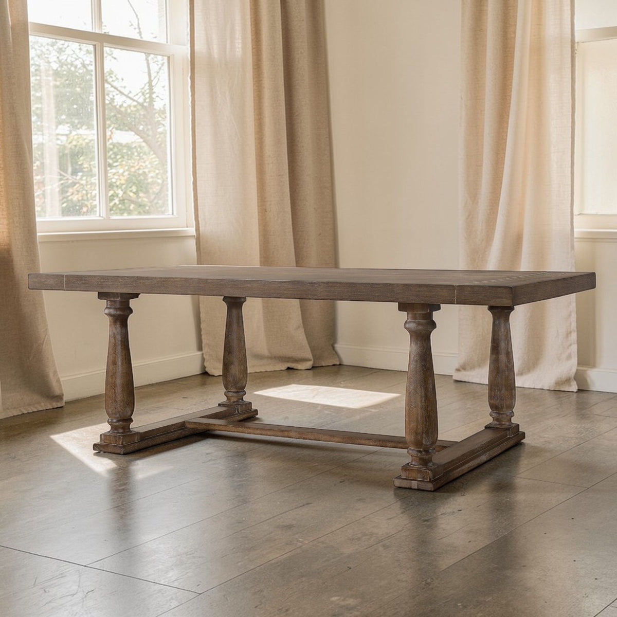 Bernard - Weathered Dining Table