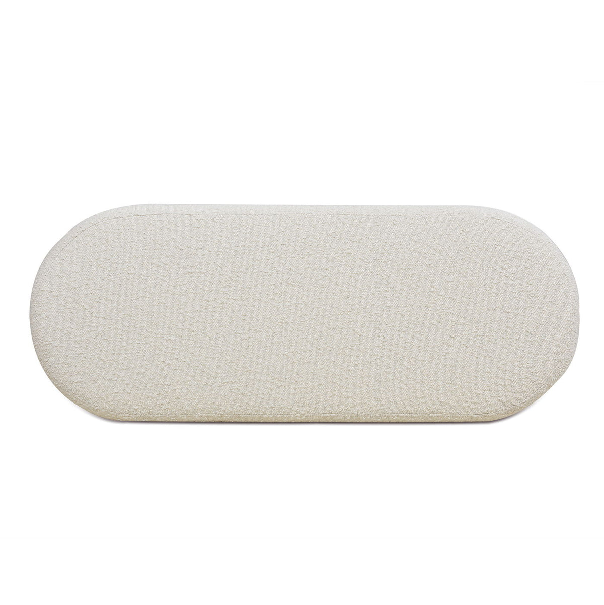 Fuji - Upholstered Oval Storage Bench
