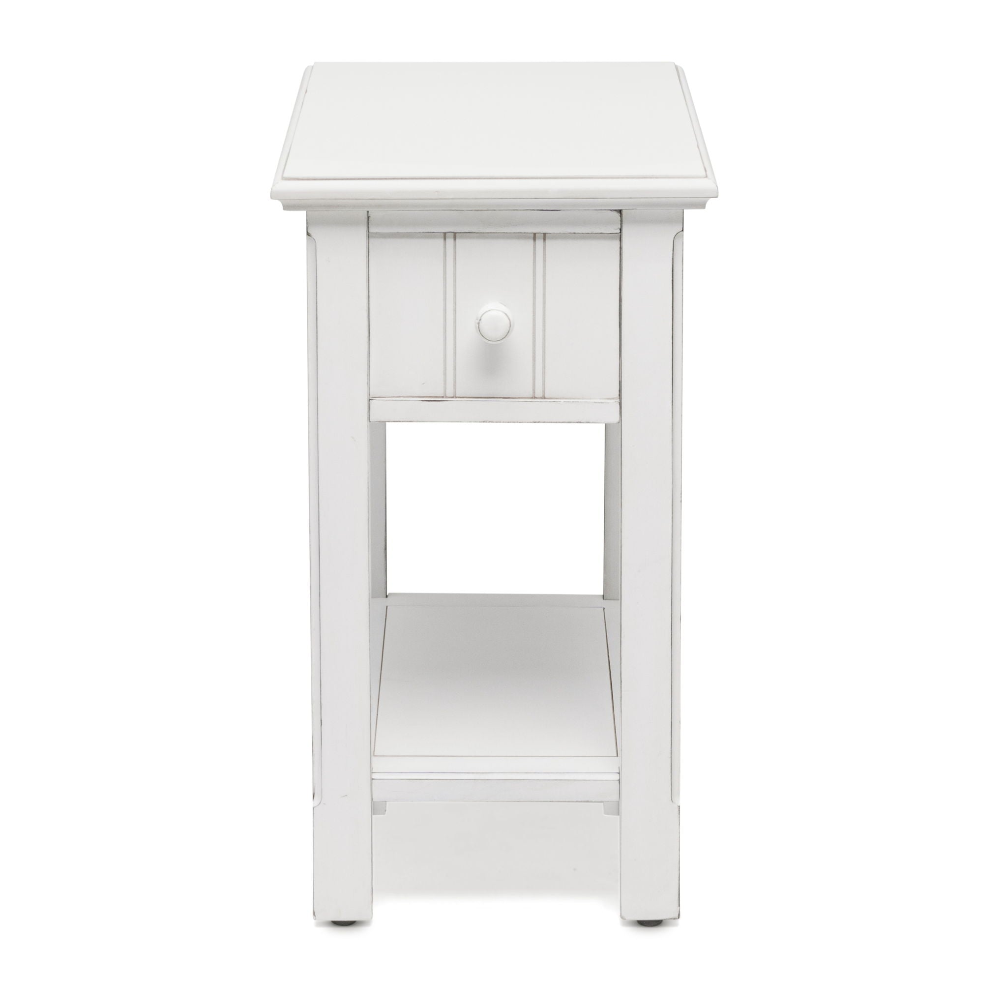Monaco - Chairside Table - Blanc