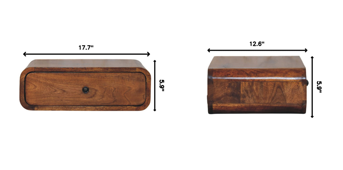 Avora - Wall Mounted 1 Drawer Nightstand