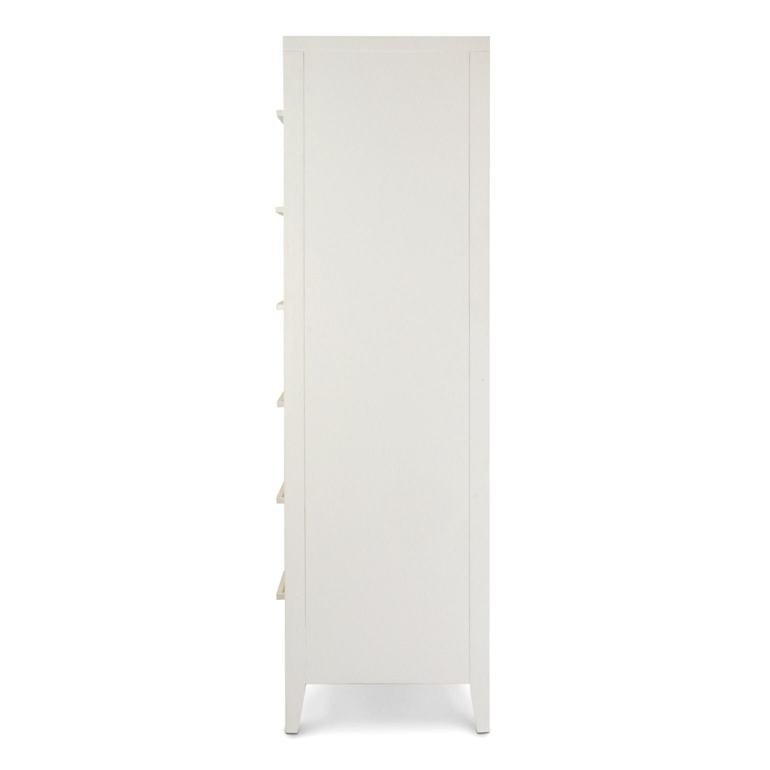 Miramar - Woven Mirrored Door Chest - Sand / Stark White
