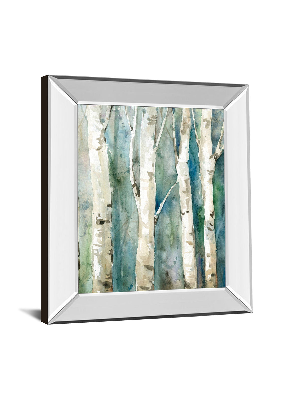 River Birch Il By Carol Robinson - Mirror Framed Print Wall Art - Beige