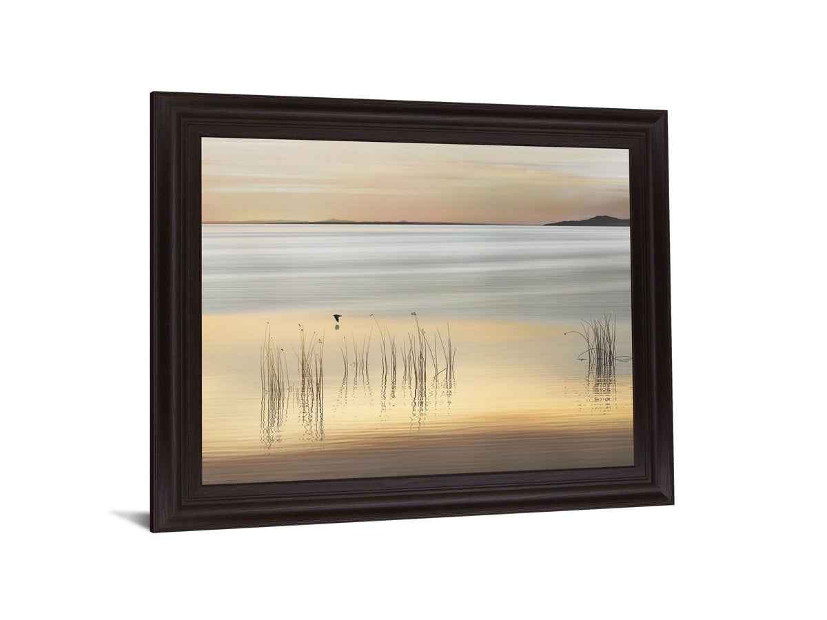 Serene Reeds - 28" x 34" Framed Wall Art - Beige