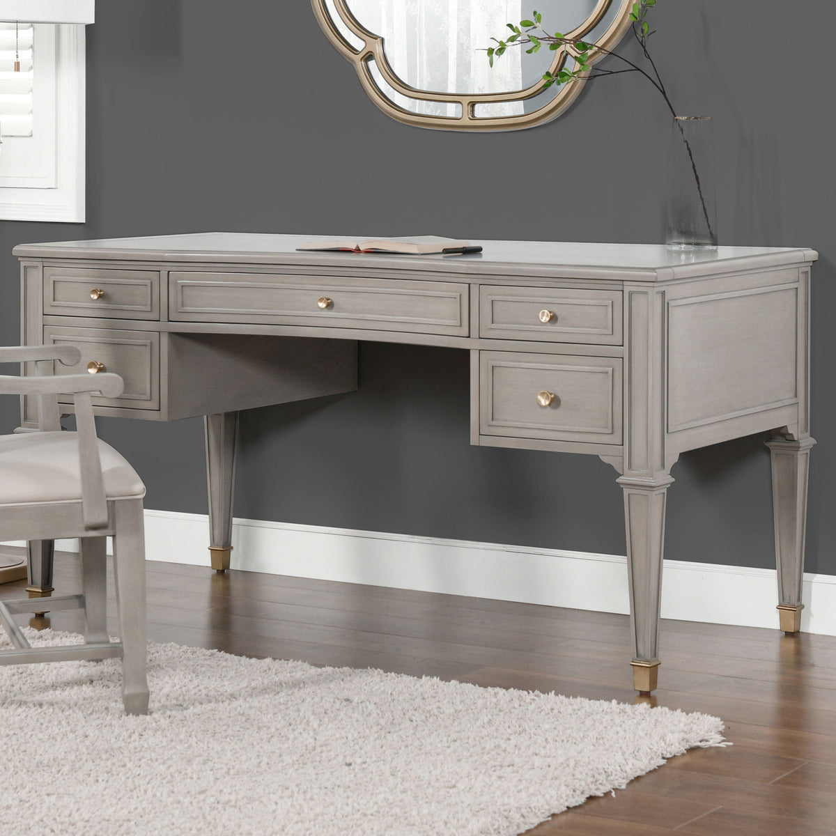 Dauphin - 5 Drawer Executive Desk