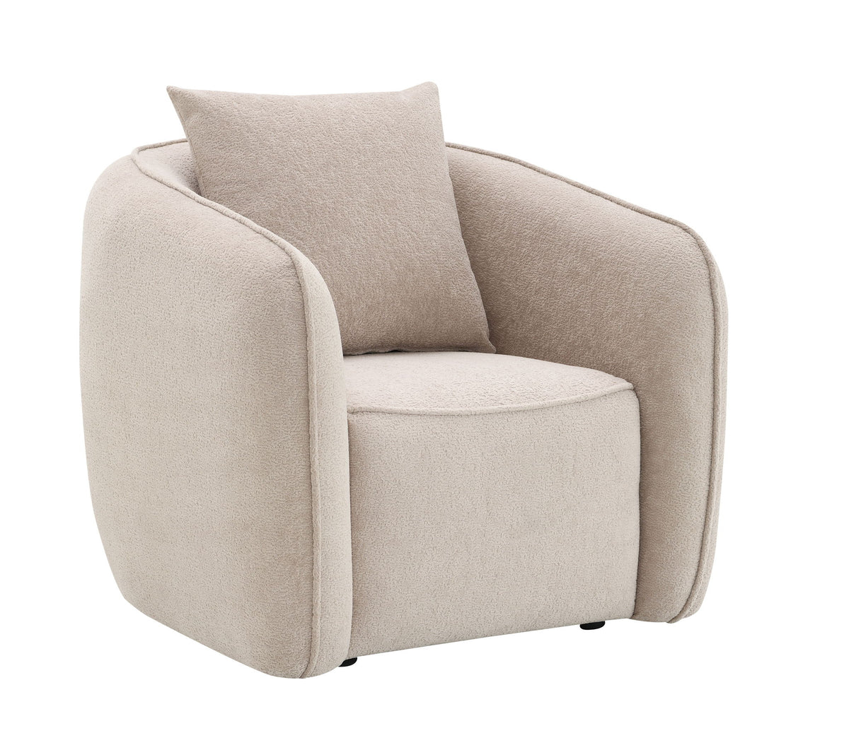 Keith - Chair With 1 Matching Color Toss Pillows