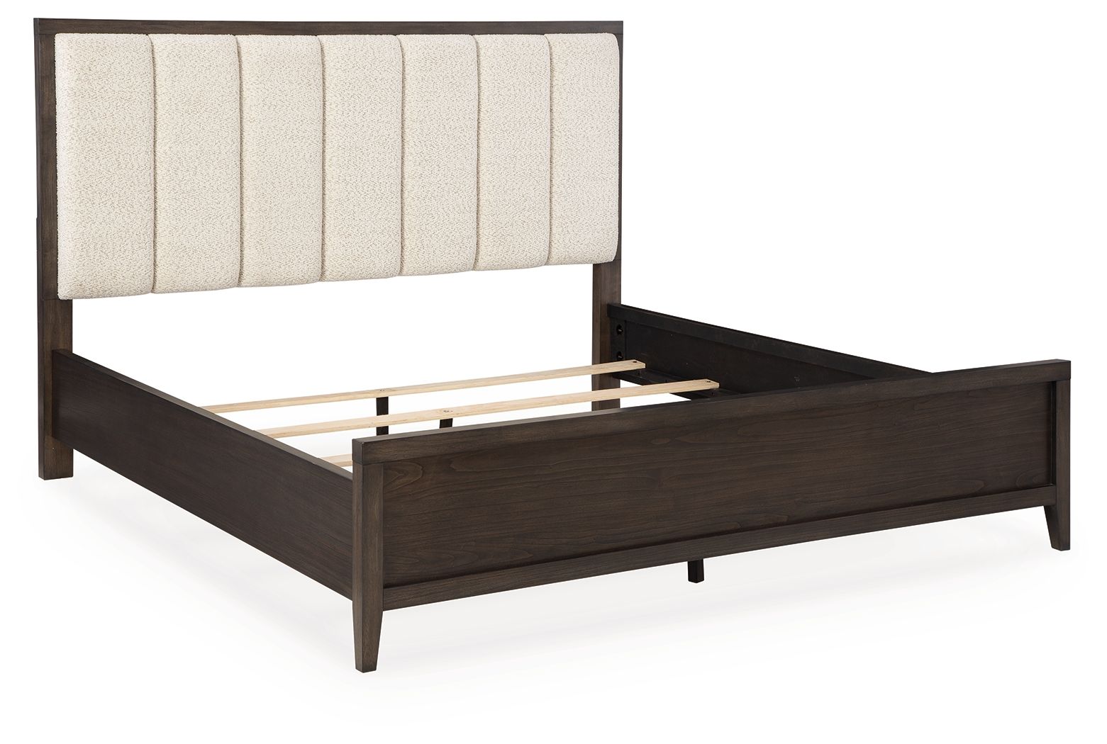 Westonfort - King Upholstered Panel Bed - Espresso