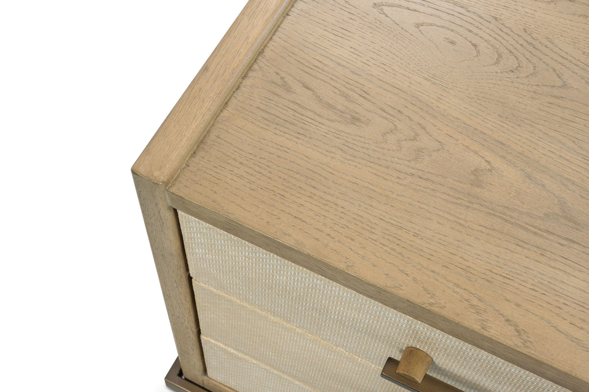 Rio Vista - Credenza With Reversible Panels - Muted Earth Tones / Clay