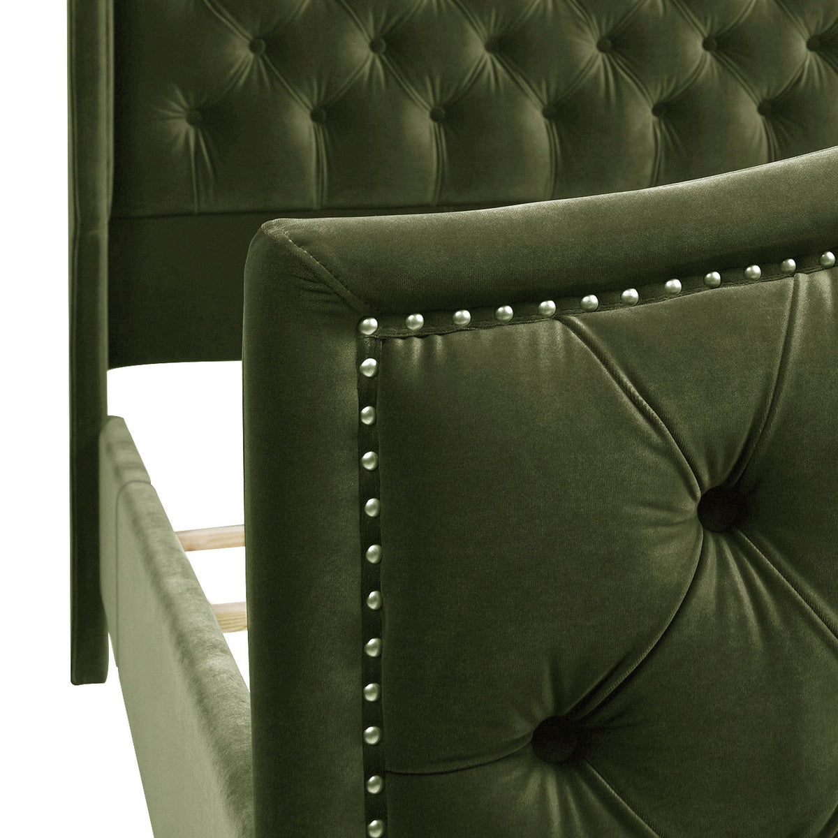 Marcella - Upholstered Shelter Headboard Bed