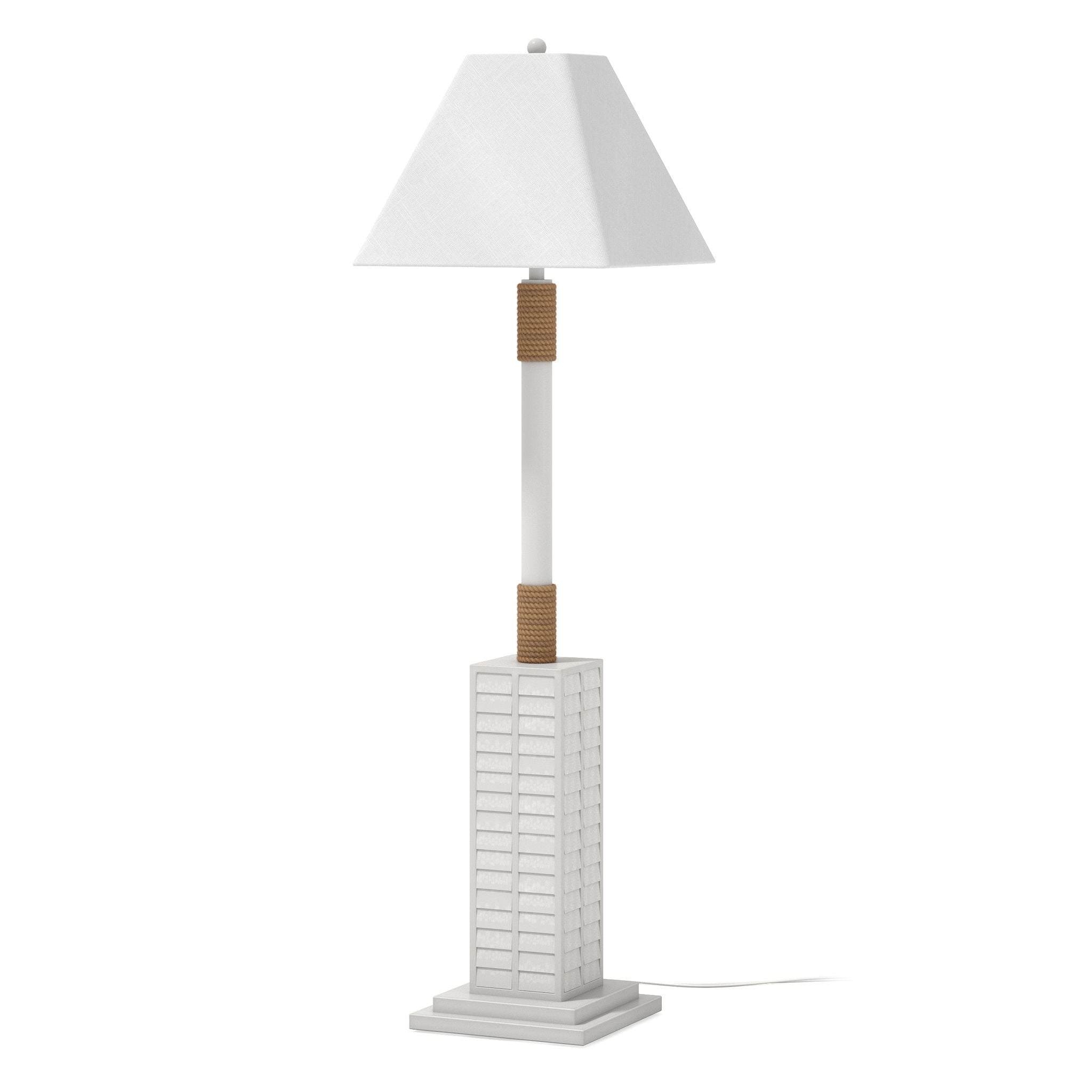 Shutter - Polyresin Coastal Floor Lamp
