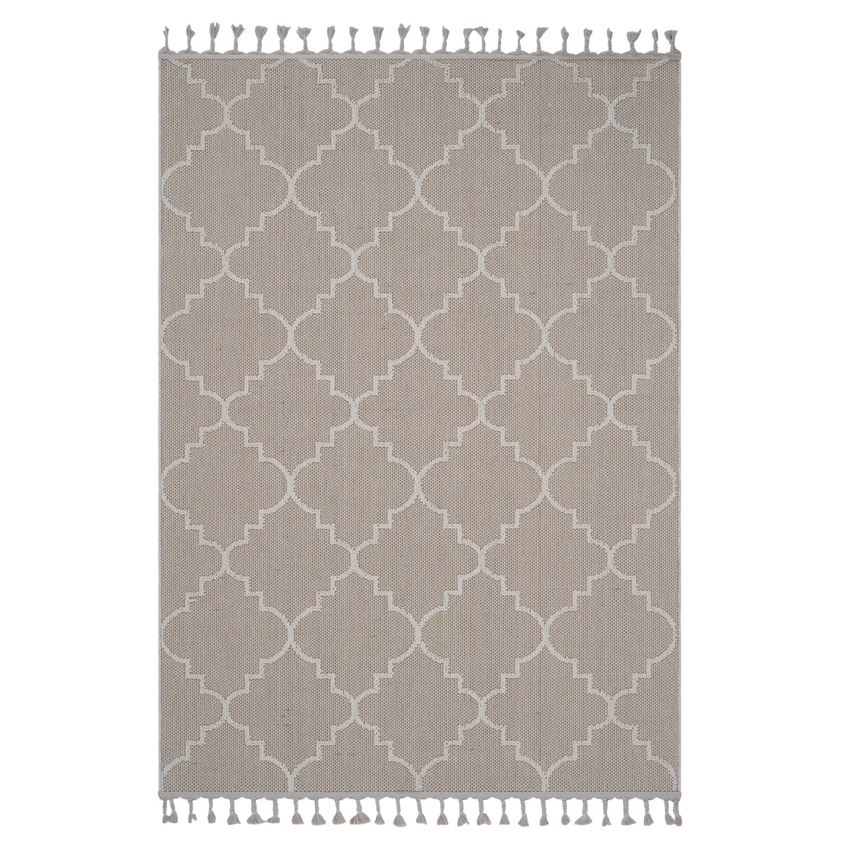 Guros - 8' X 10' Trellis Indoor / Outdoor Area Rug - Ivory