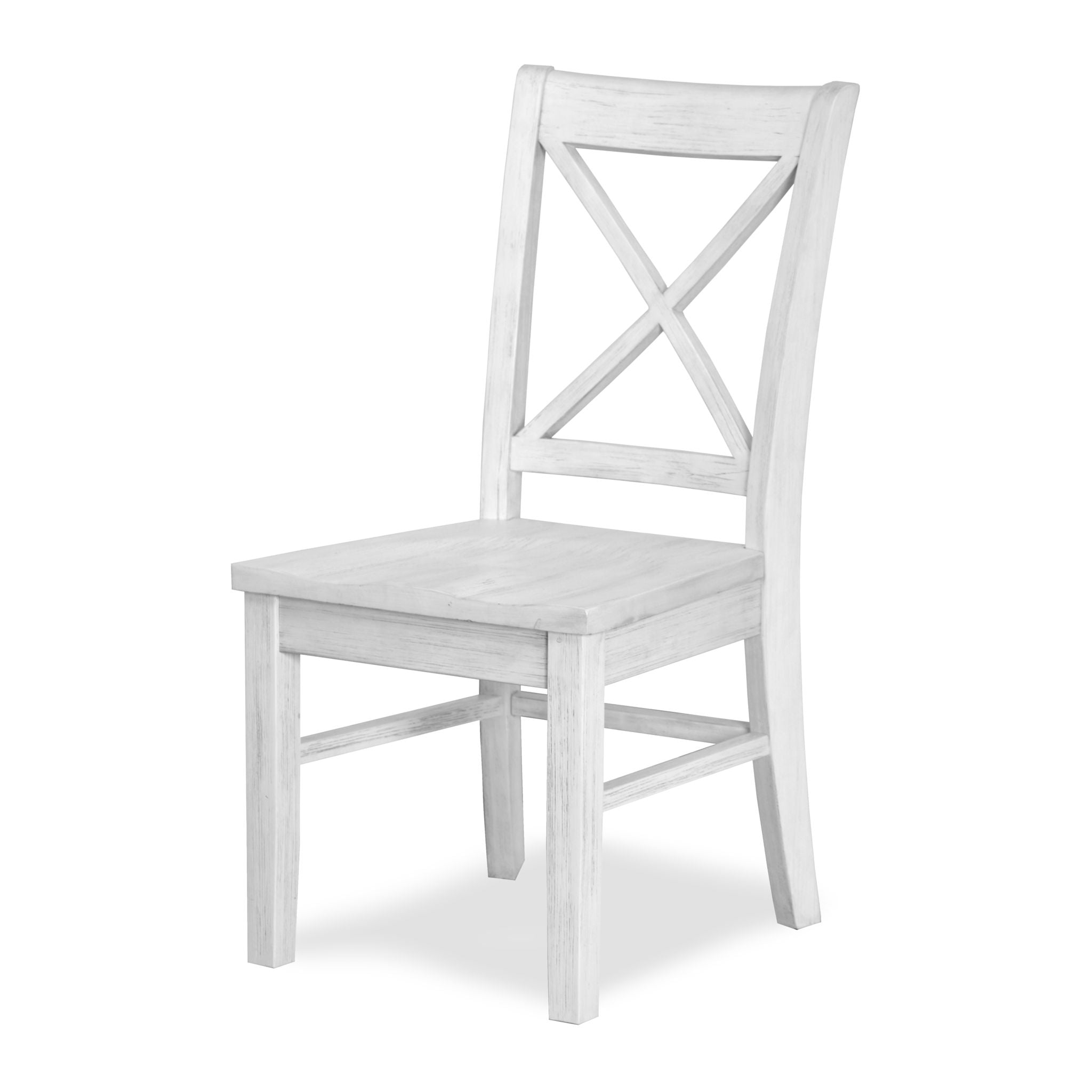 Surfside - X-Back Dining Chair (Set of 2) - Weathered White