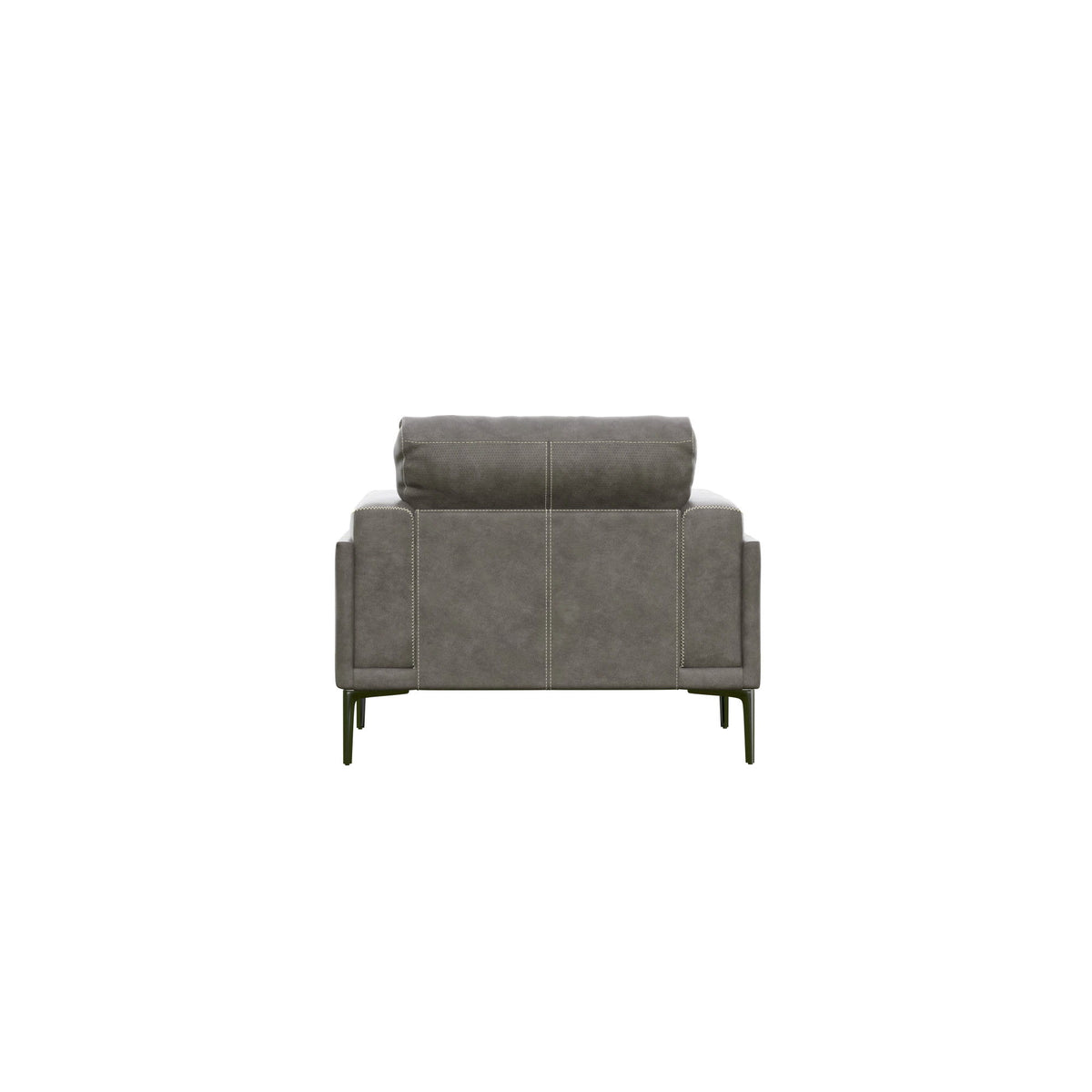Transitional Fabric Chair - Dark Gray