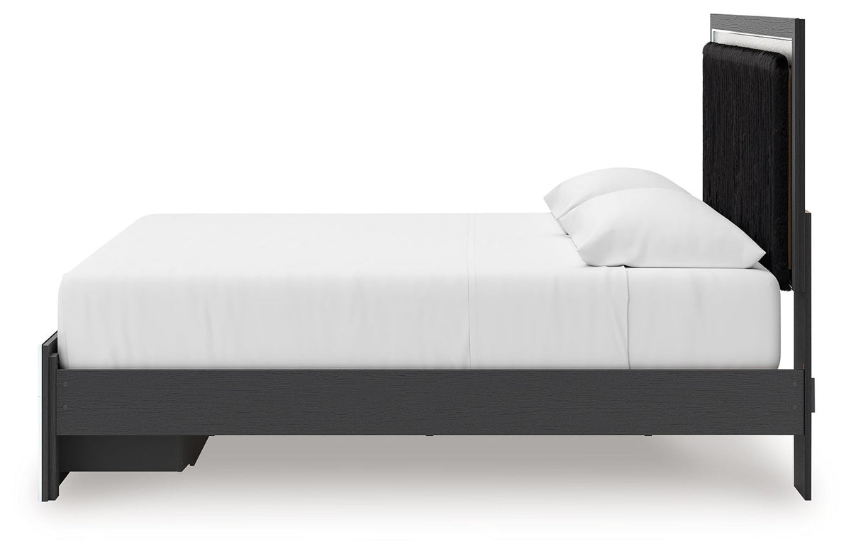 Zuraleus - Upholstered Panel Platform Storage Bed