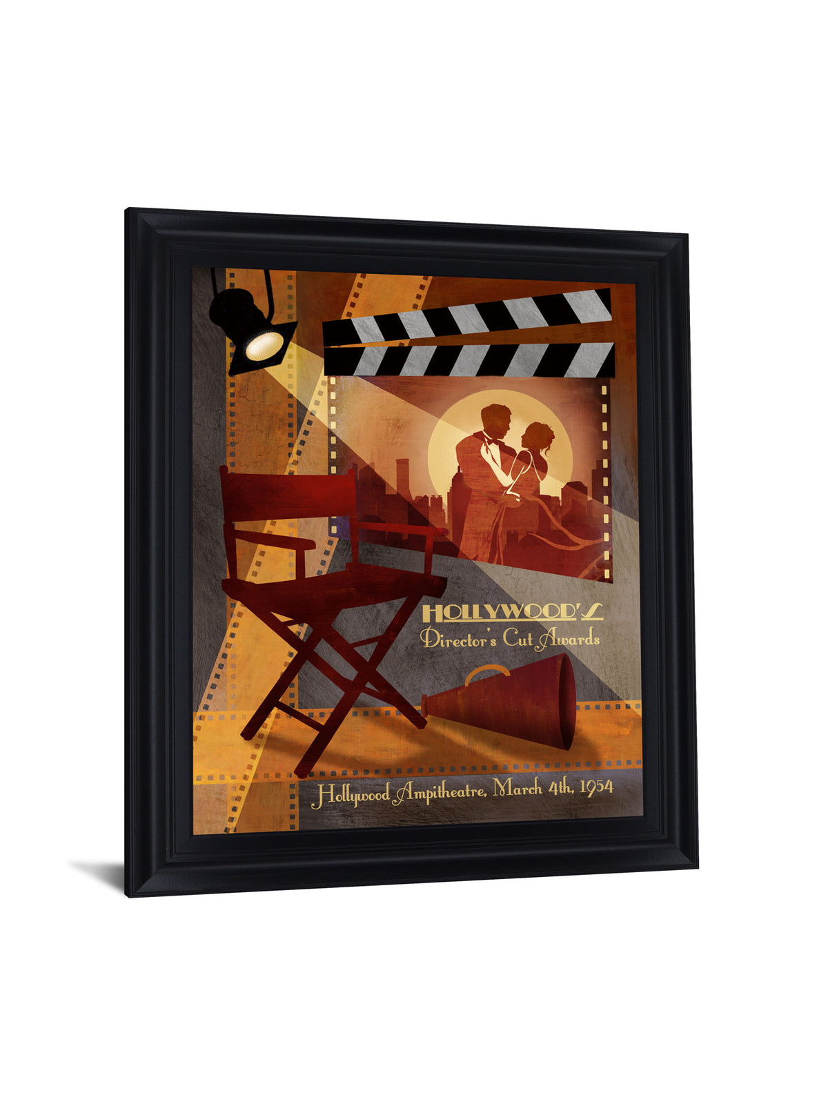 Sunset Spotlight - 28" x 34" Framed Wall Art - Orange