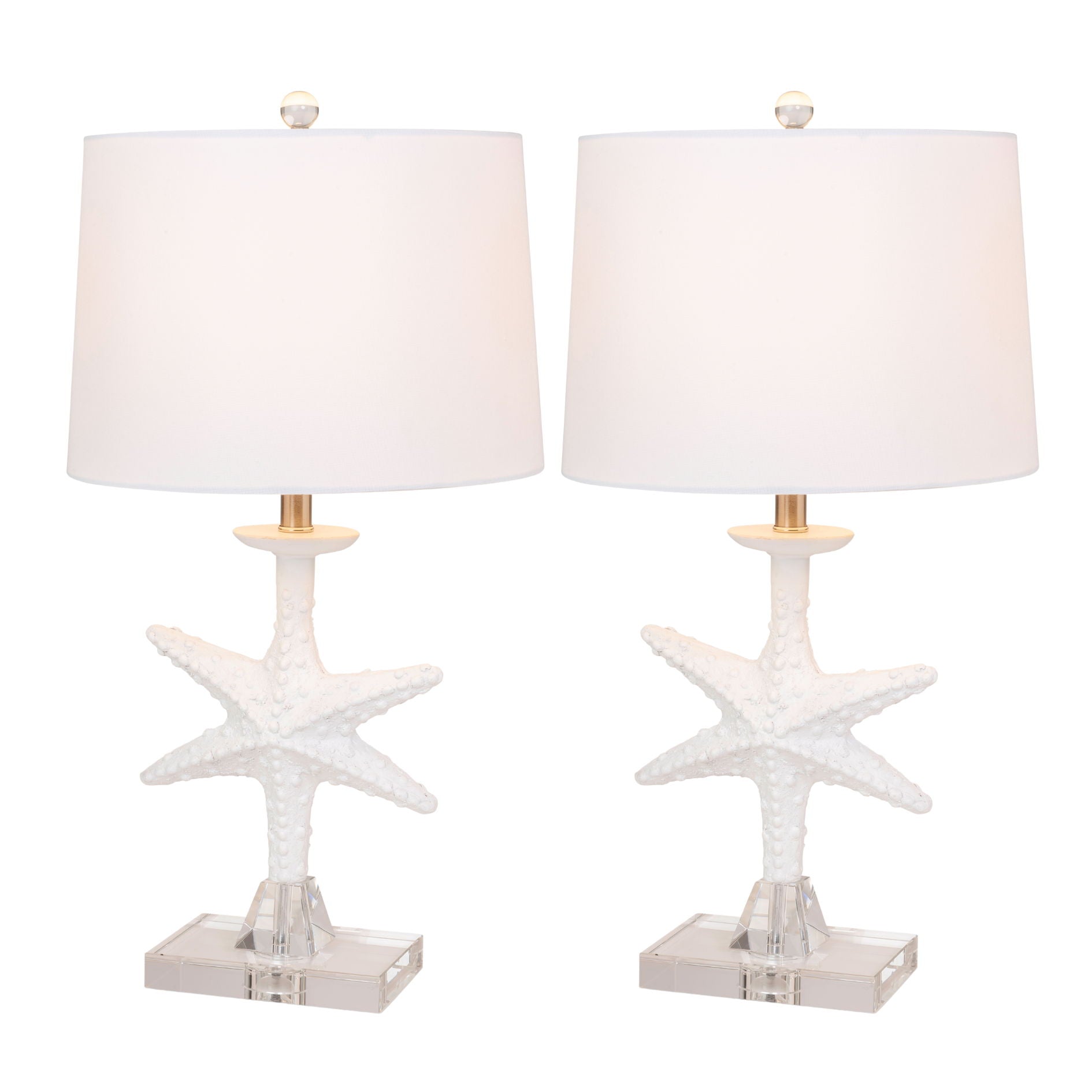 Patrick - Starfish With Crystal Base (Set of 2)
