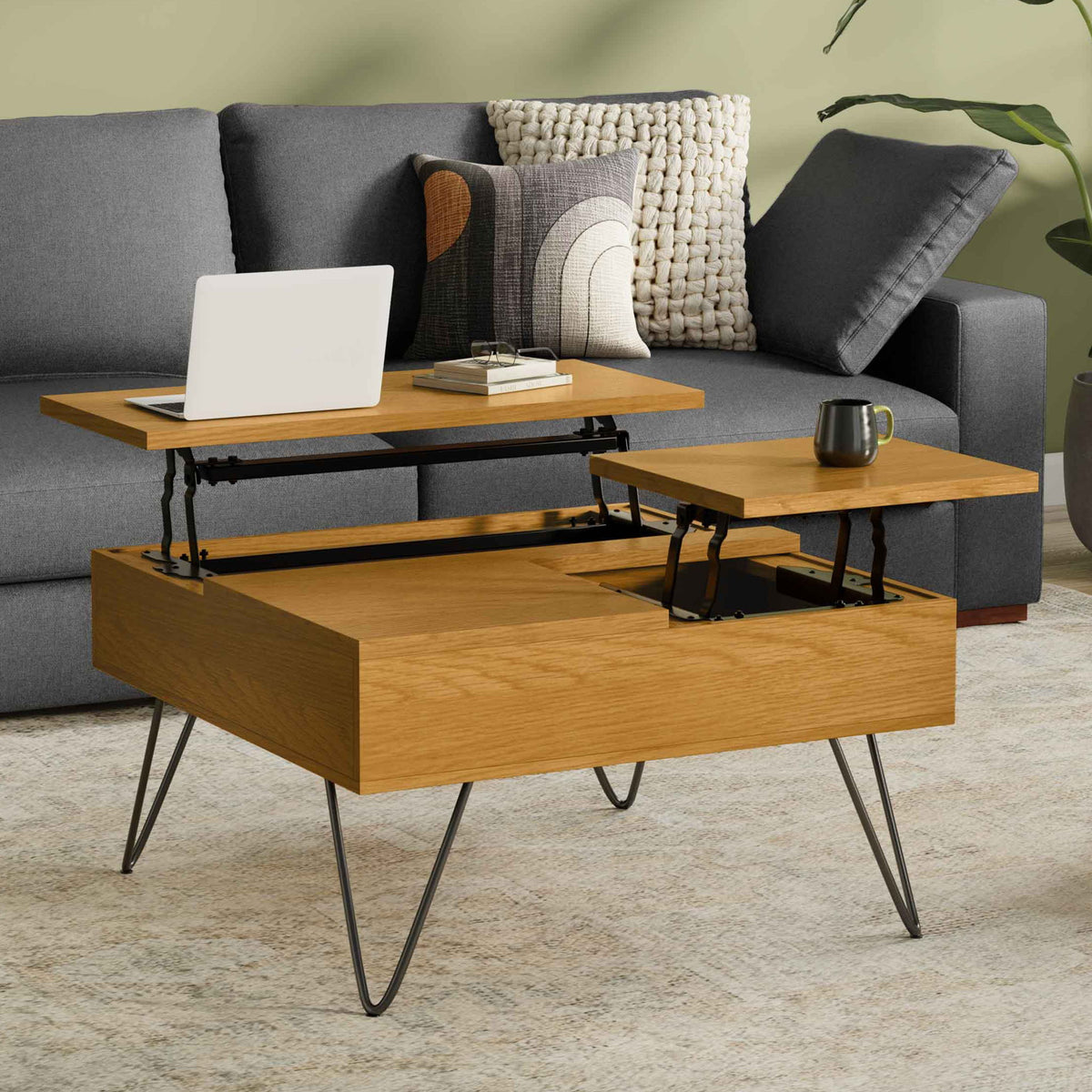 Hunter - Handcrafted Lift Top Coffee Table