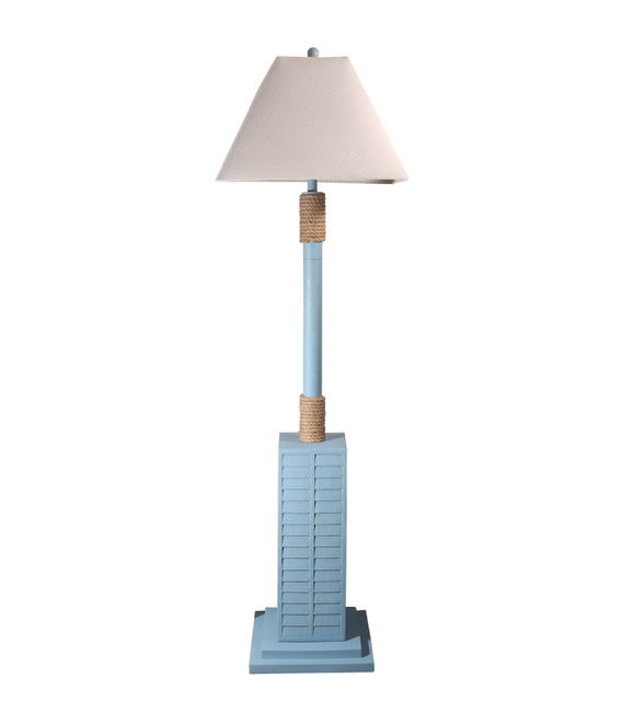Shutter - Polyresin Coastal Floor Lamp