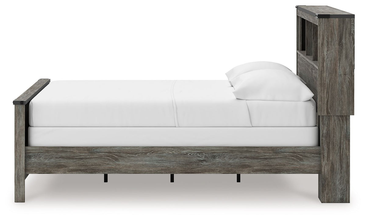 Frandern - Bookcase Panel Bedroom Set
