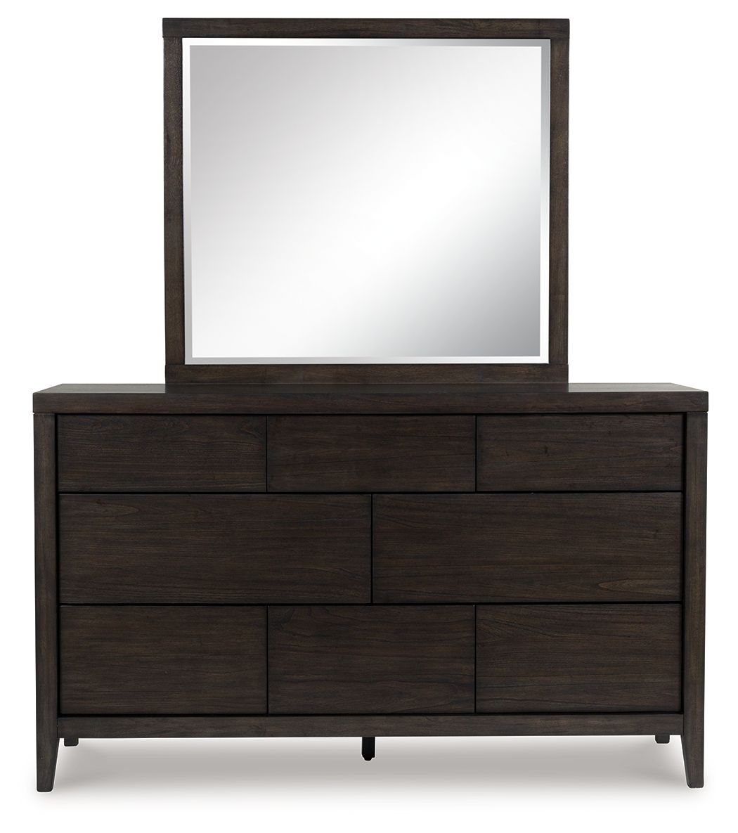 Westonfort - Dresser And Mirror - Espresso