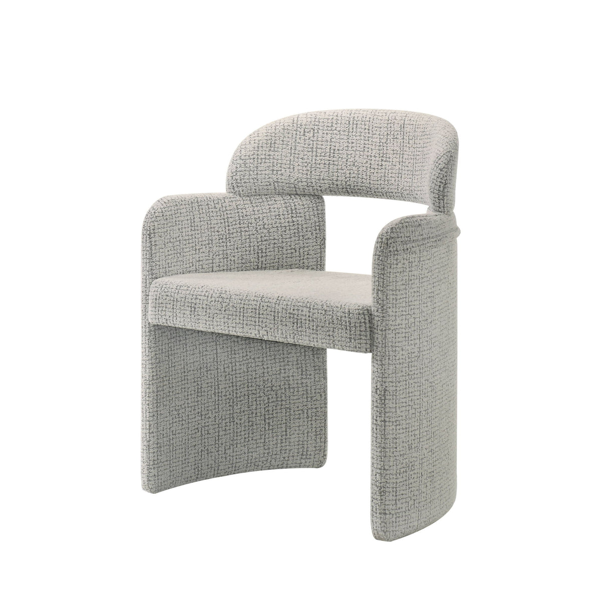 Kyree - Arm Chair (Set of 2) - Ivory / Gray