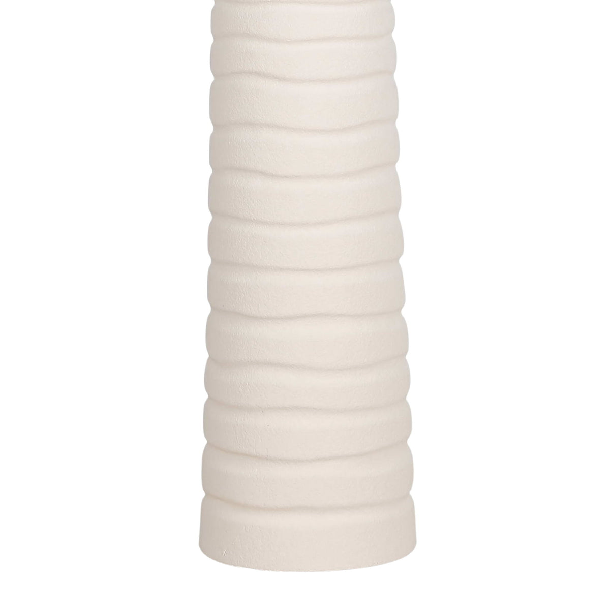 "Calming Flow" Ceramic Table Lamp (Set of 2) - Textured White