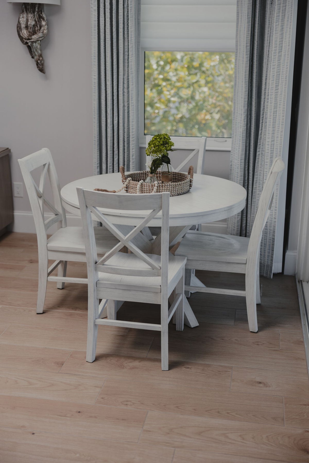 Surfside - X-Back Dining Chair (Set of 2) - Weathered White