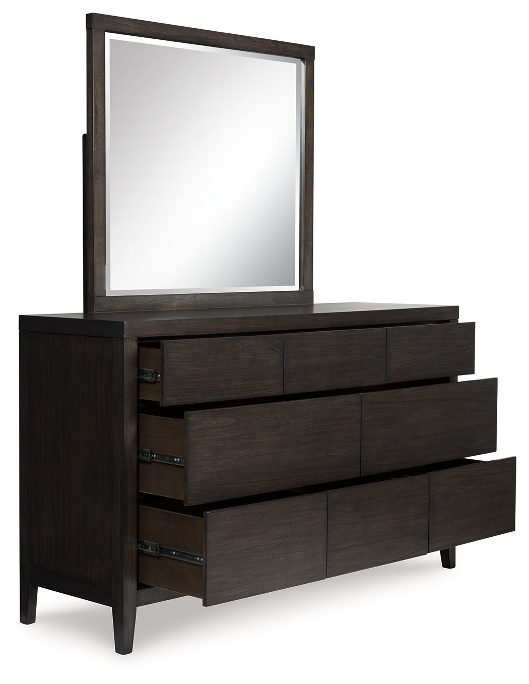 Westonfort - Dresser And Mirror - Espresso