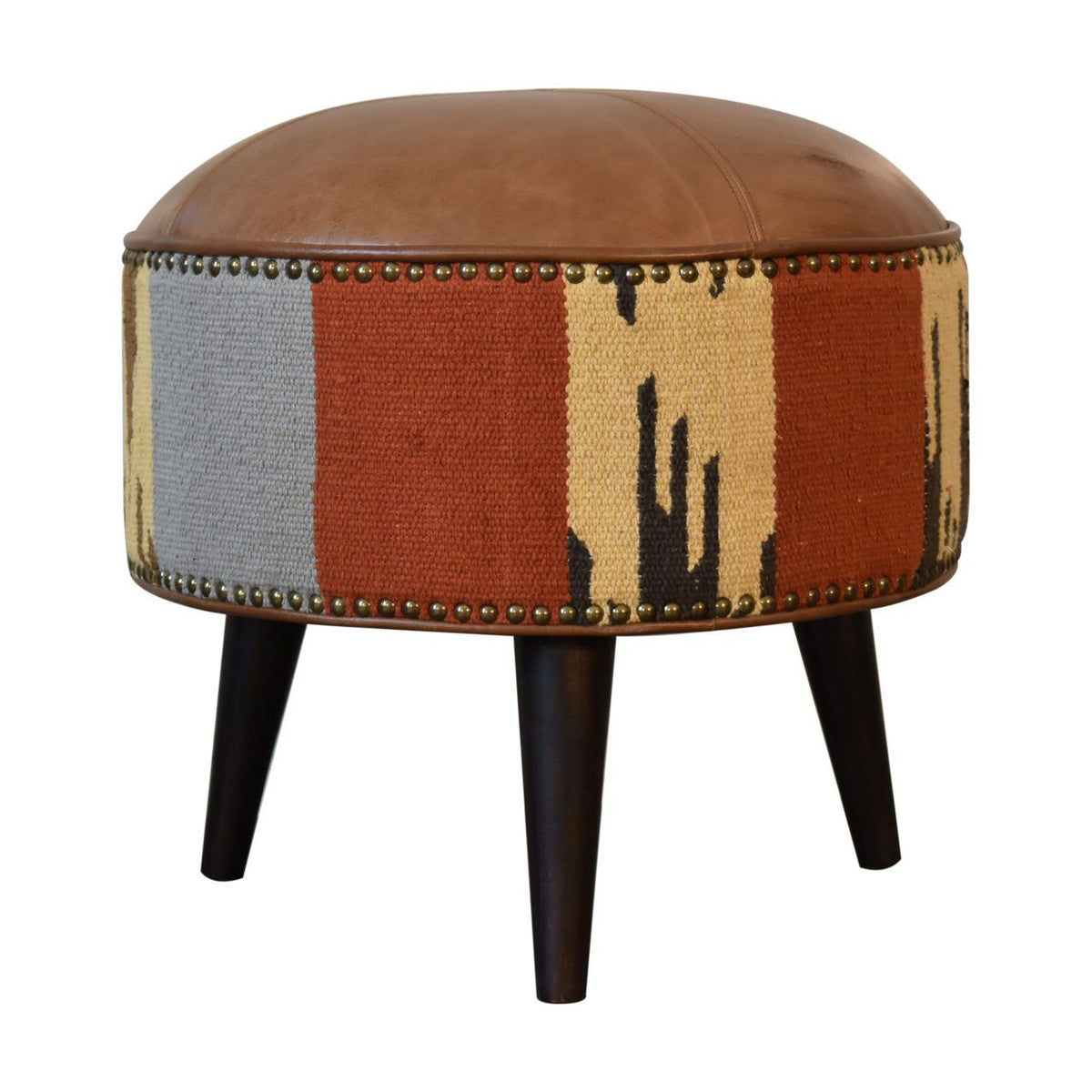 Footstool - Brown