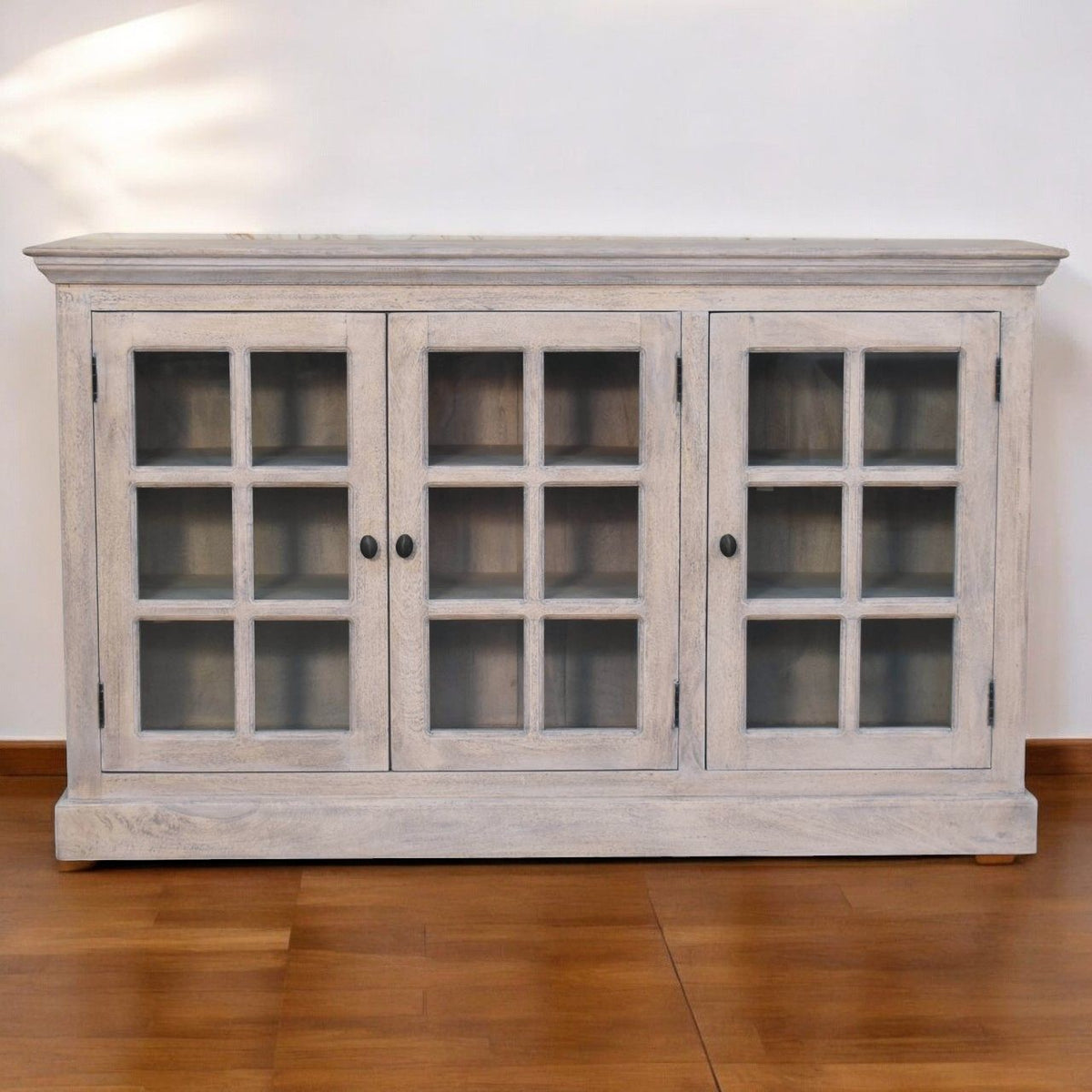 Triple Glazed Cabinet - Beige