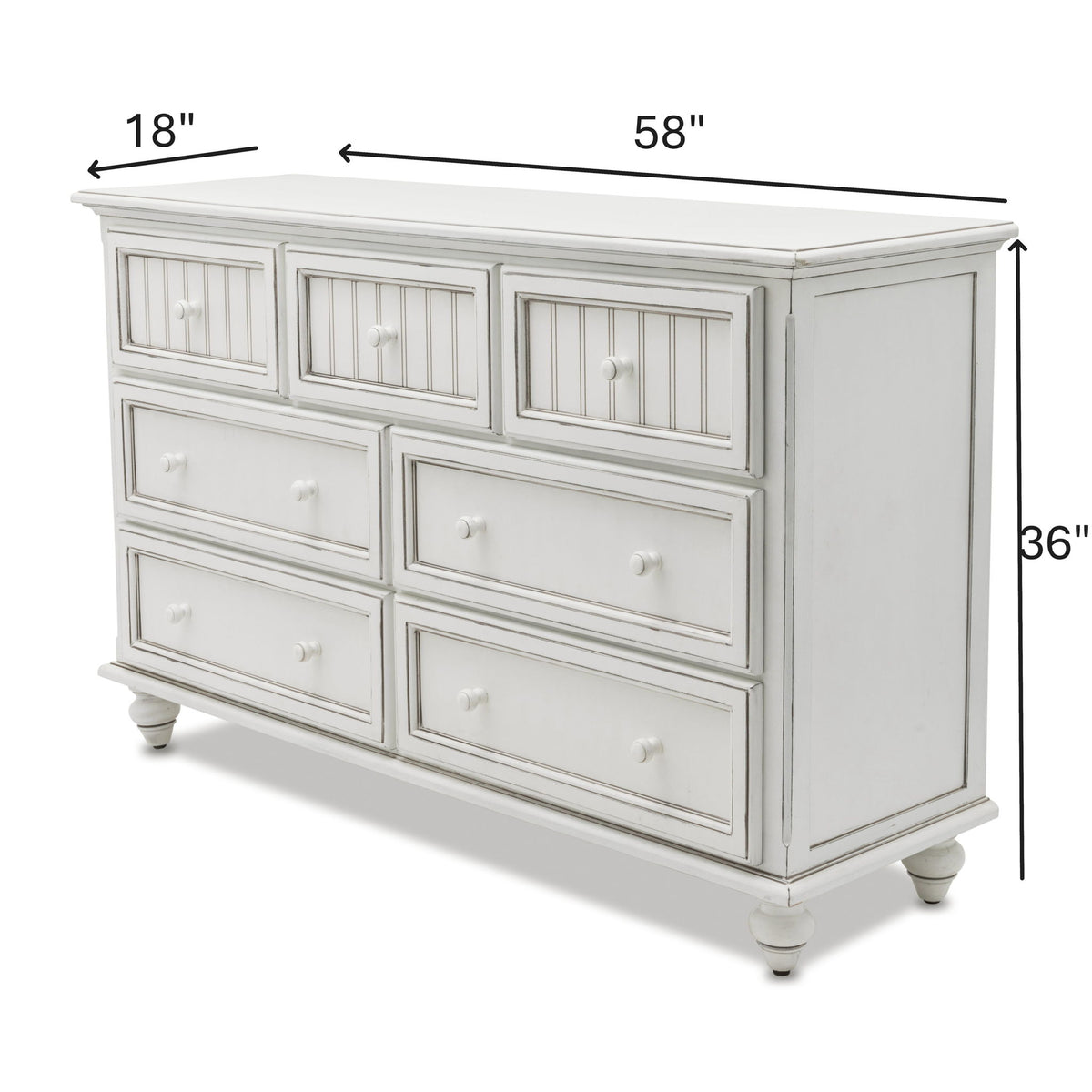 Monaco - 7 Drawer Dresser