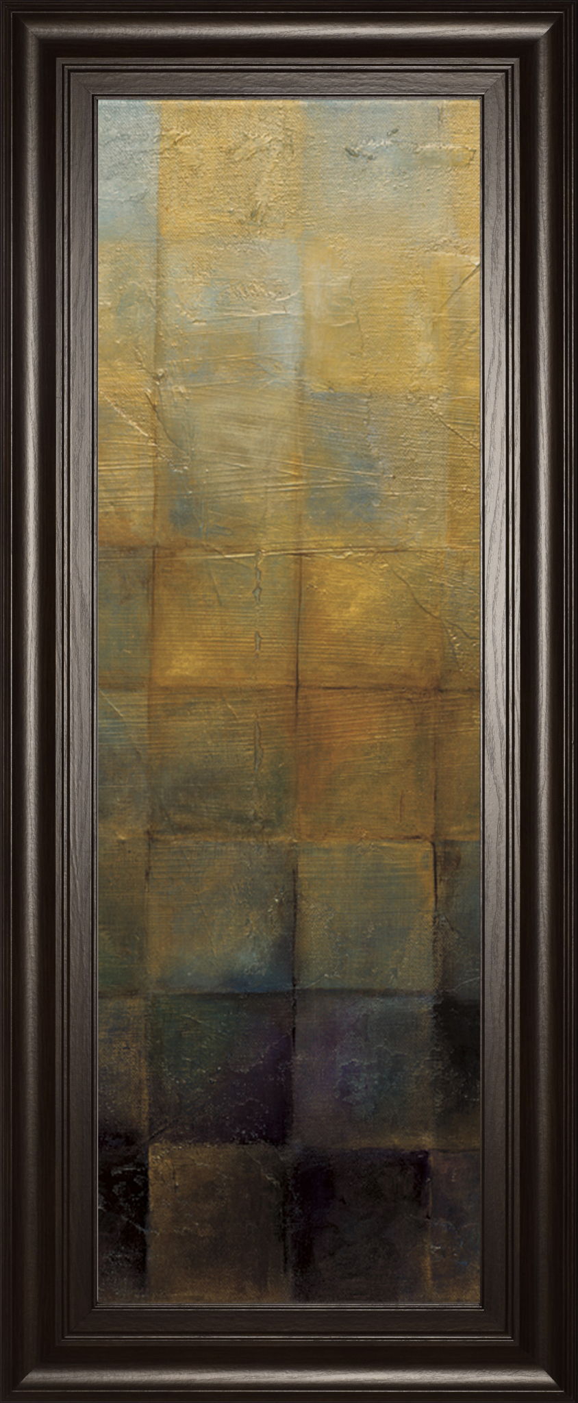 Modra II By Pasion - Framed Print Wall Art - Light Brown