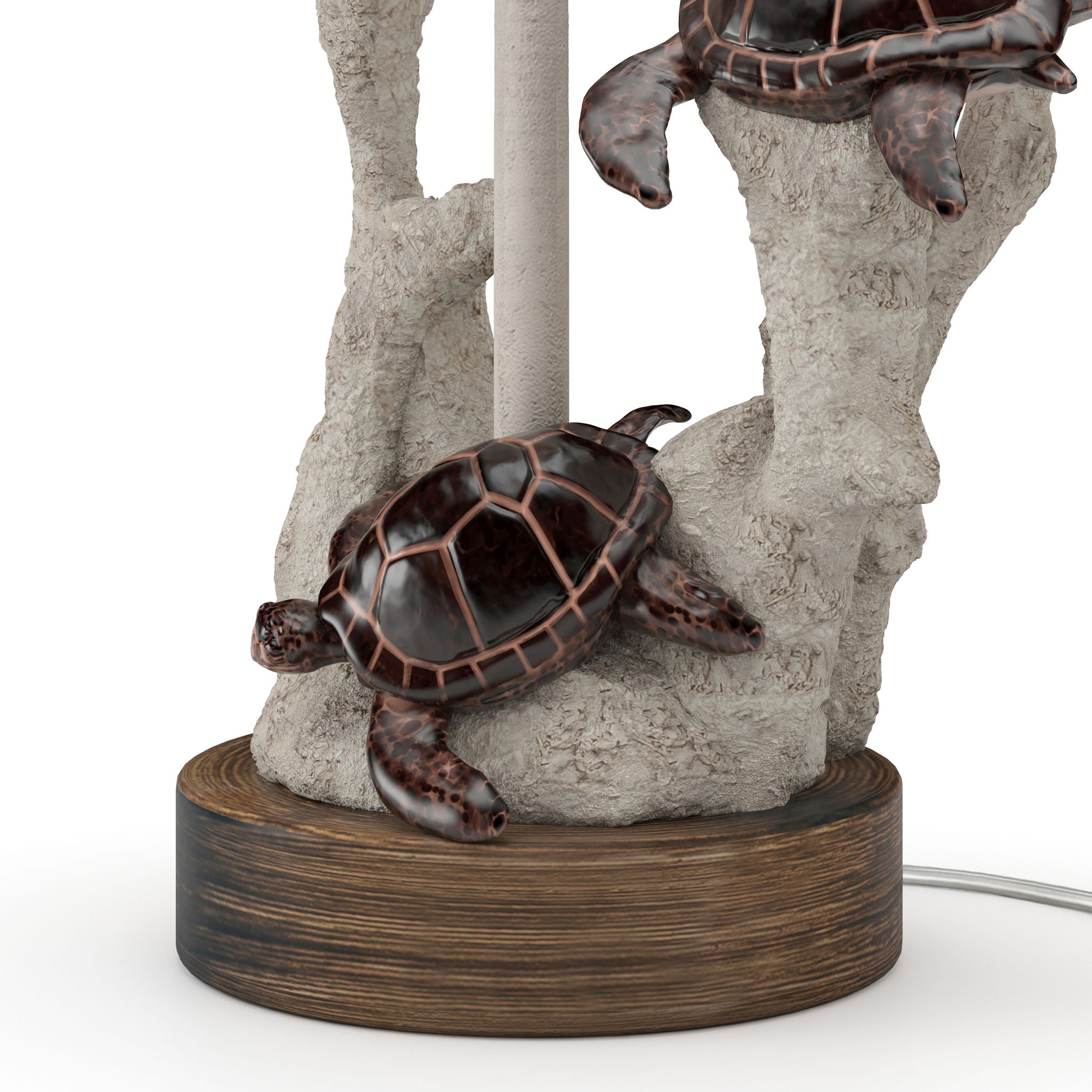 Turtles - Table Tamp (Set of 2) - Natural / Brown